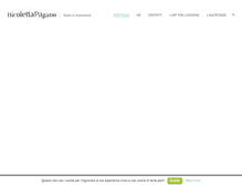 Tablet Screenshot of nicolettapagano.com